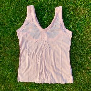 Nike Yoga Pink Luxe Tank Top